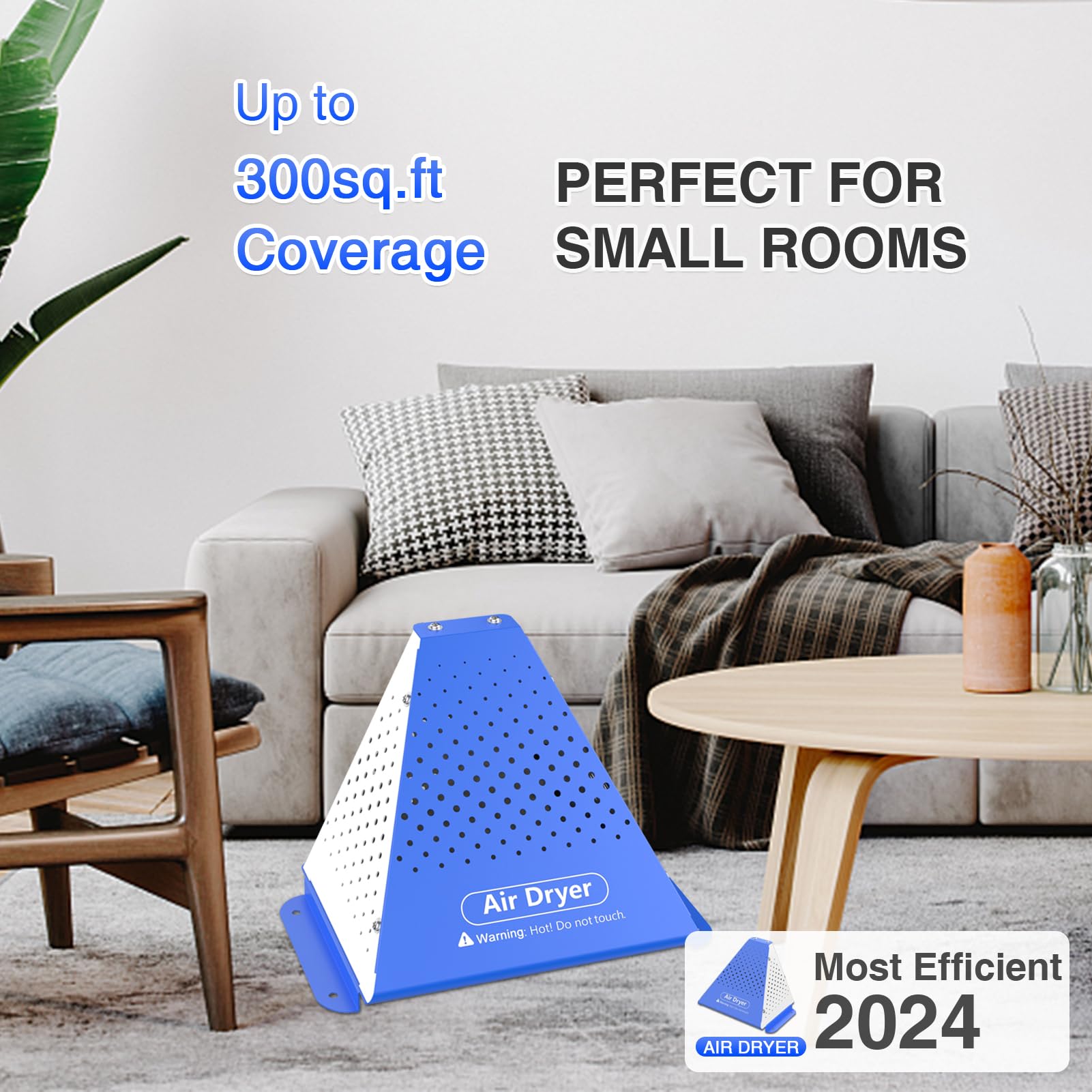 Compact & Quiet Electric Air Dehumidifier for Small Spaces - Portable Moisture Absorber for RV, Boat, Camper, Storage Room - Eliminates Dampness & Musty Odors - Ideal for Travel, Camping & Home Storage Solutions