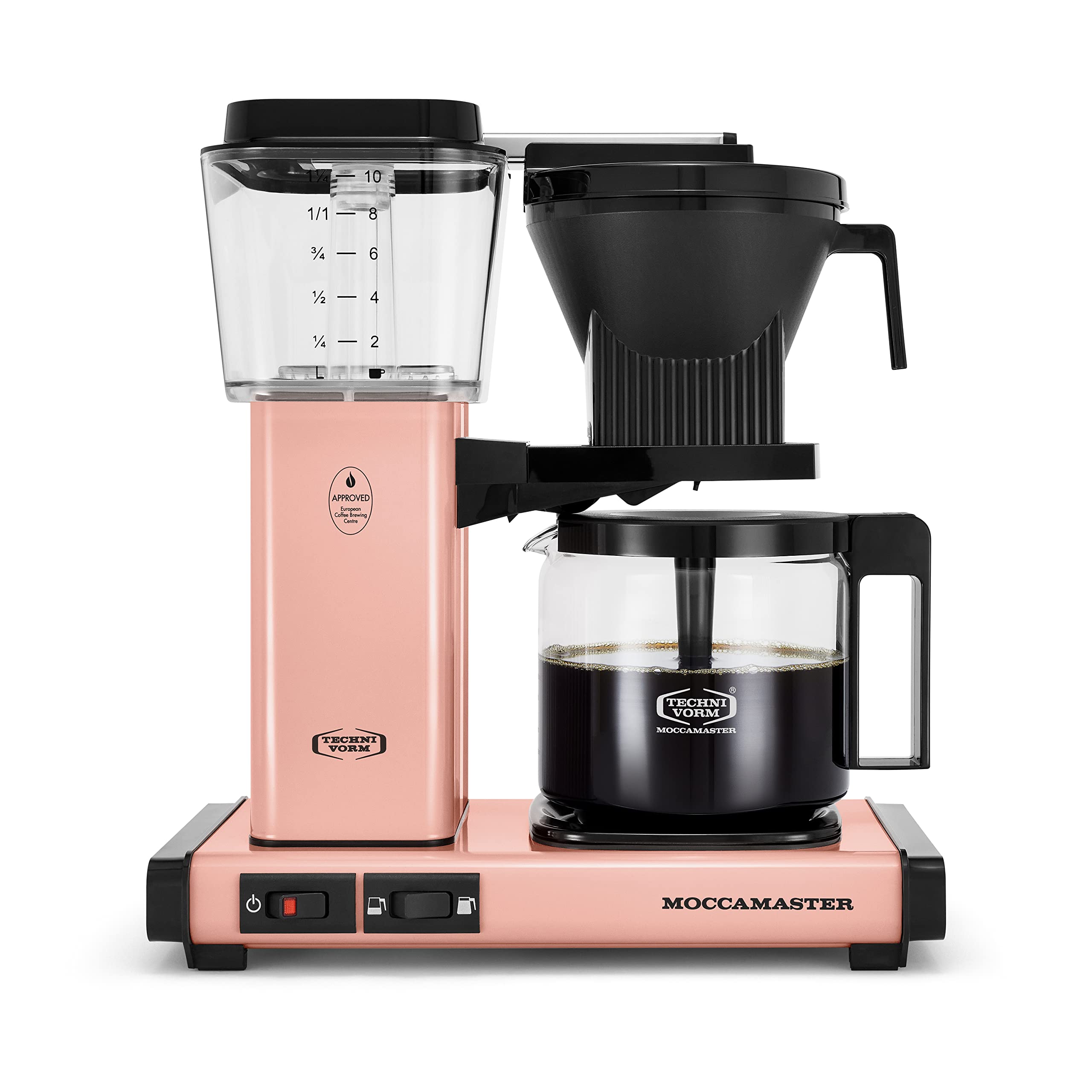 Technivorm Moccamaster 53939 KBGV 10-Cup Coffee Maker in Pink - 40 Ounce (1.25L) Capacity - Perfect for Home, Office & Entertaining Guests