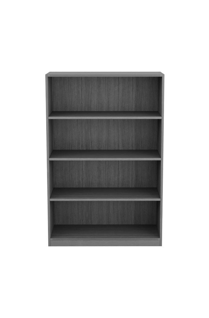 48-Inch Tall Wooden Bookcase - Modern Bookshelf for Home & Office Storage - Perfect for Living Room, Bedroom, or Study Organization