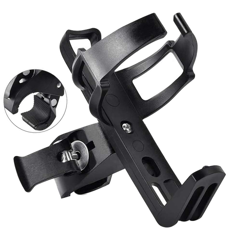 Camsiom Adjustable Quick Release Water Bottle Holder for Mountain Bike - Durable Bike Cup Holder with Secure Buckle for Outdoor Cycling, Hiking & Camping Accessories