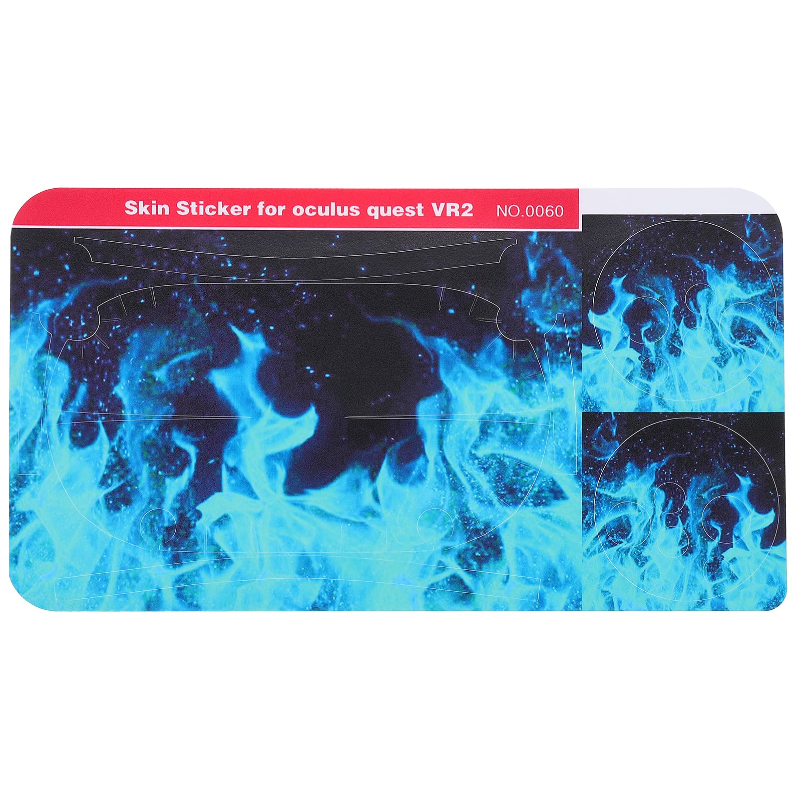 Hemobllo VR Glasses Stickers Set - PVC Decorative Decals for VR Headsets - Enhance Your VR Experience with Customizable Eyewear Accessories - Perfect for Gaming, Virtual Reality Events, and Personalizing Your VR Gear