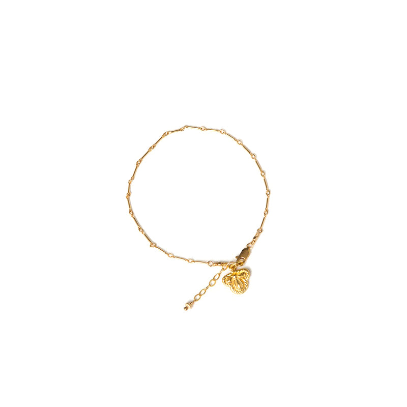 Chloris 14k Gold Plated Bracelet for Women - Elegant & Dainty Jewelry Gift for Her | Perfect for Weddings, Anniversaries & Everyday Wear | by Charlotte Penman