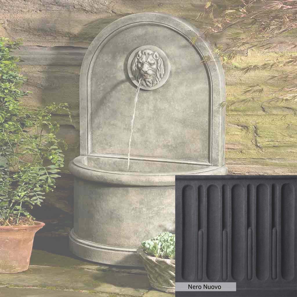 Campania International Lion Wall Fountain - Outdoor Garden Decor, Classic Roman Statue Water Feature for Patio, Yard, and Landscape Design | Perfect for Mediterranean, Tuscan, and Villa Style Gardens