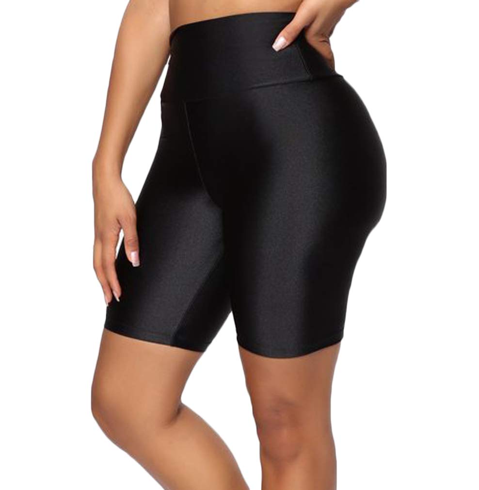 Lisenra Women's Sexy High Waisted Workout Shorts - Yoga Running Active Biker Shorts for Women, Perfect for Gym, Yoga, Running & Casual Wear