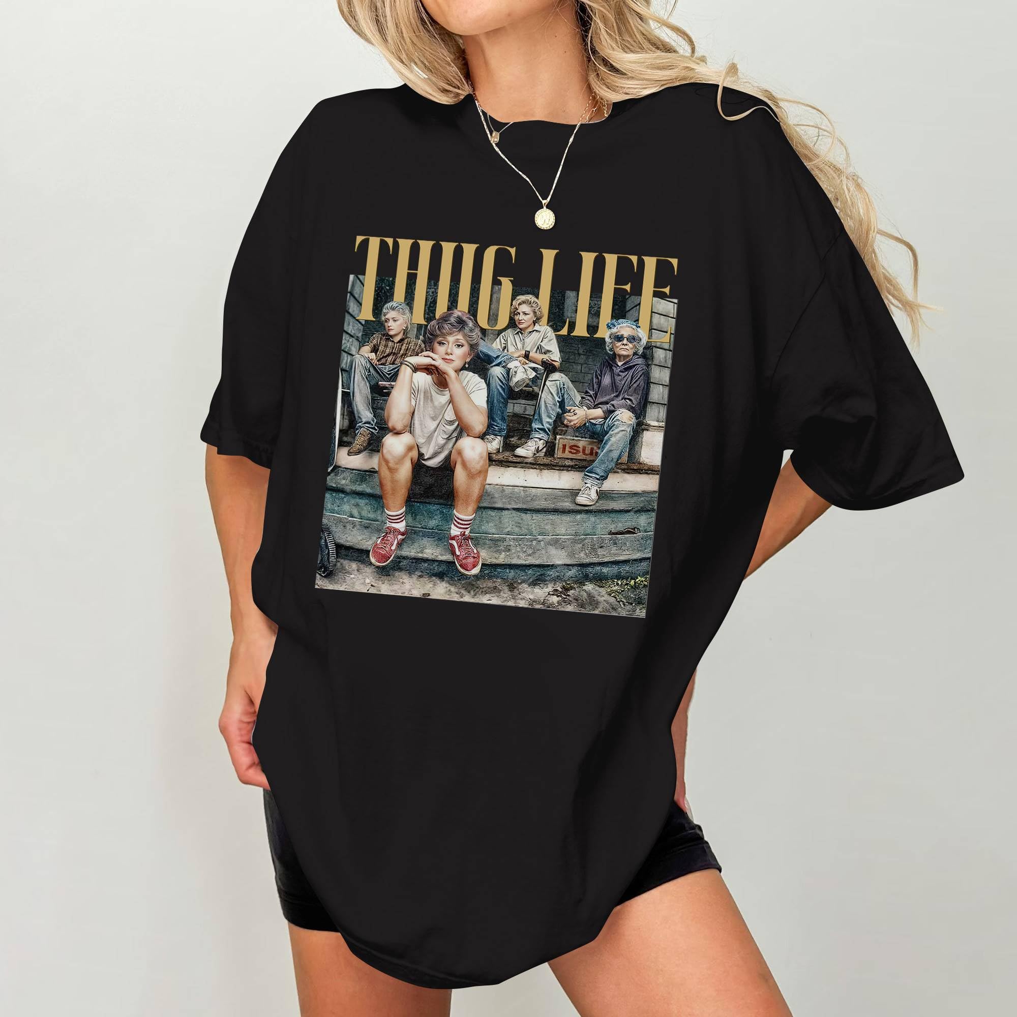 Golden Shirts for Women - Vintage 80s TV Sitcom T-Shirt - Soft Cotton Retro Tee - Perfect for Casual Wear, Costume Parties & Nostalgic Fashion