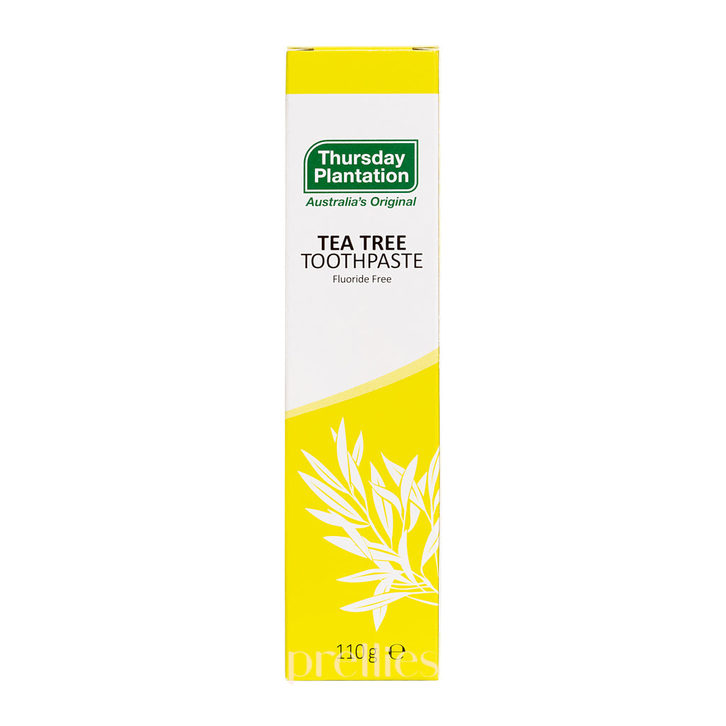 Thursday Plantation Tea Tree Toothpaste 110g x2 Pack - Natural Antibacterial Toothpaste for Fresh Breath & Gum Health - Perfect for Travel & Daily Oral Care Routine