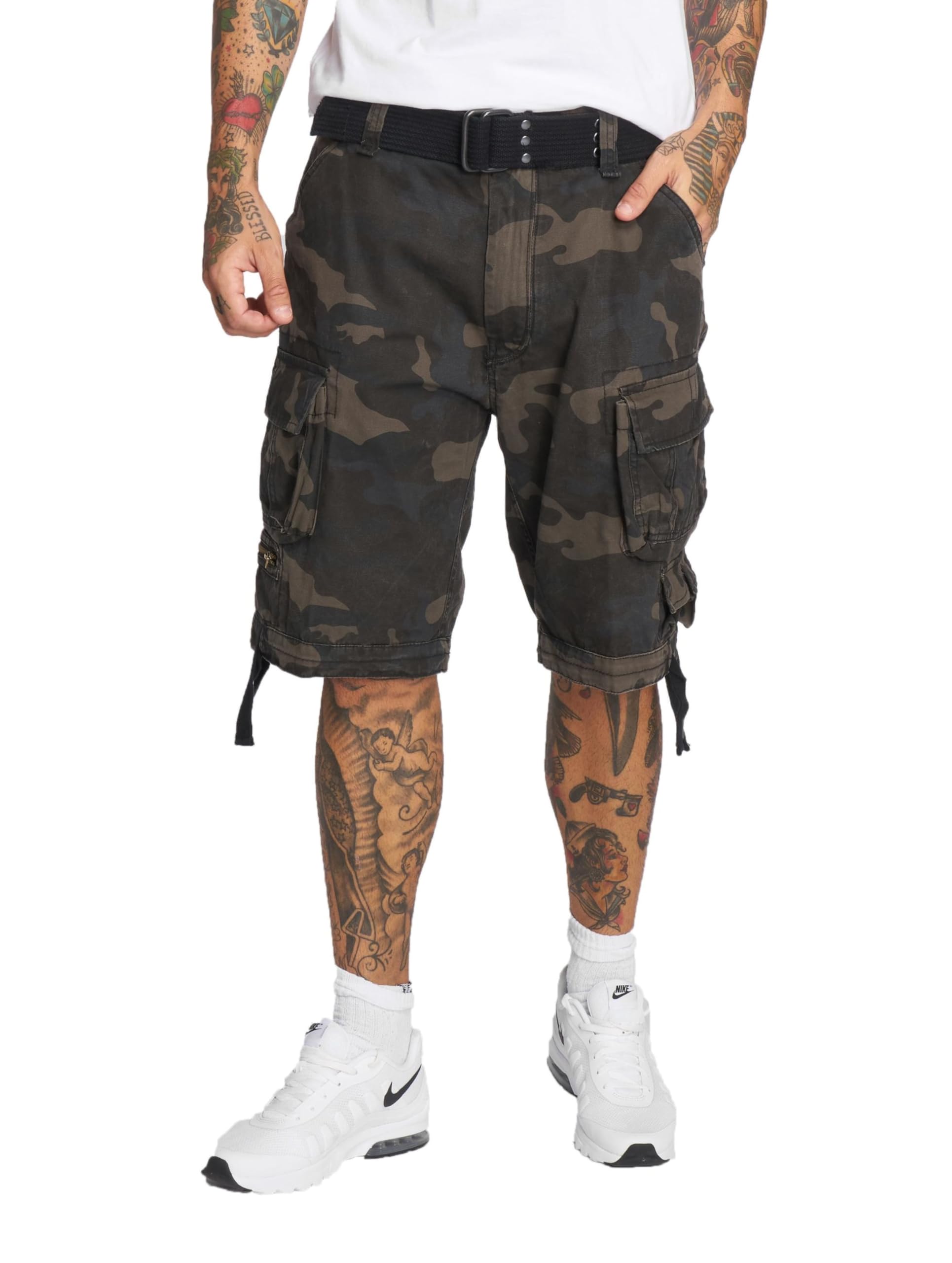 Brandit Men's Savage Vintage Shorts - Casual Summer Cargo Shorts for Outdoor, Travel & Streetwear Fashion