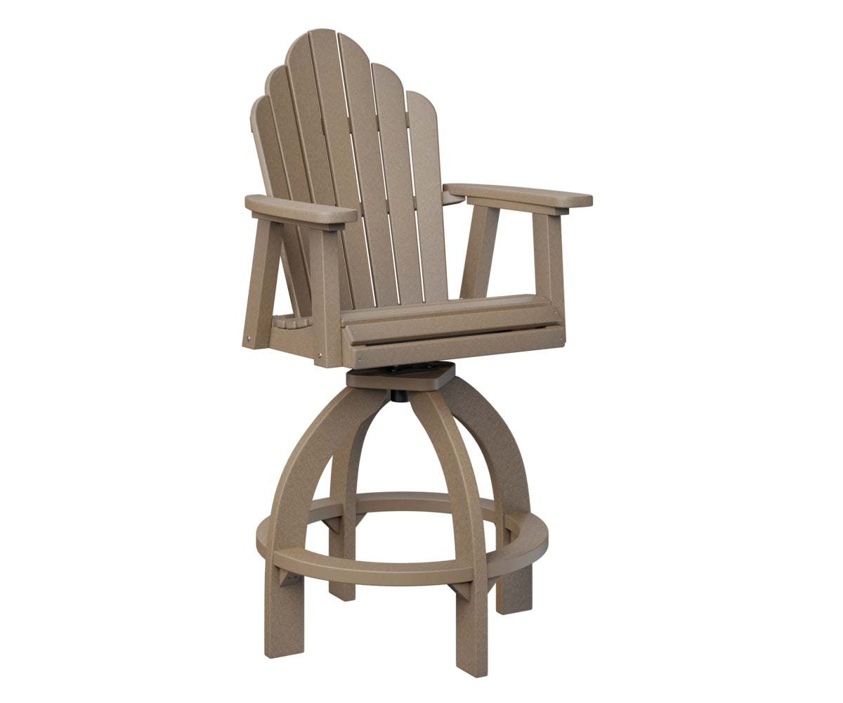 Berlin Gardens Cozi Back Swivel 30 XT Chair - Heavy Duty Outdoor Patio Furniture with Weather-Resistant Steel Frame - Perfect for Backyard, Deck, Garden & Poolside Relaxation