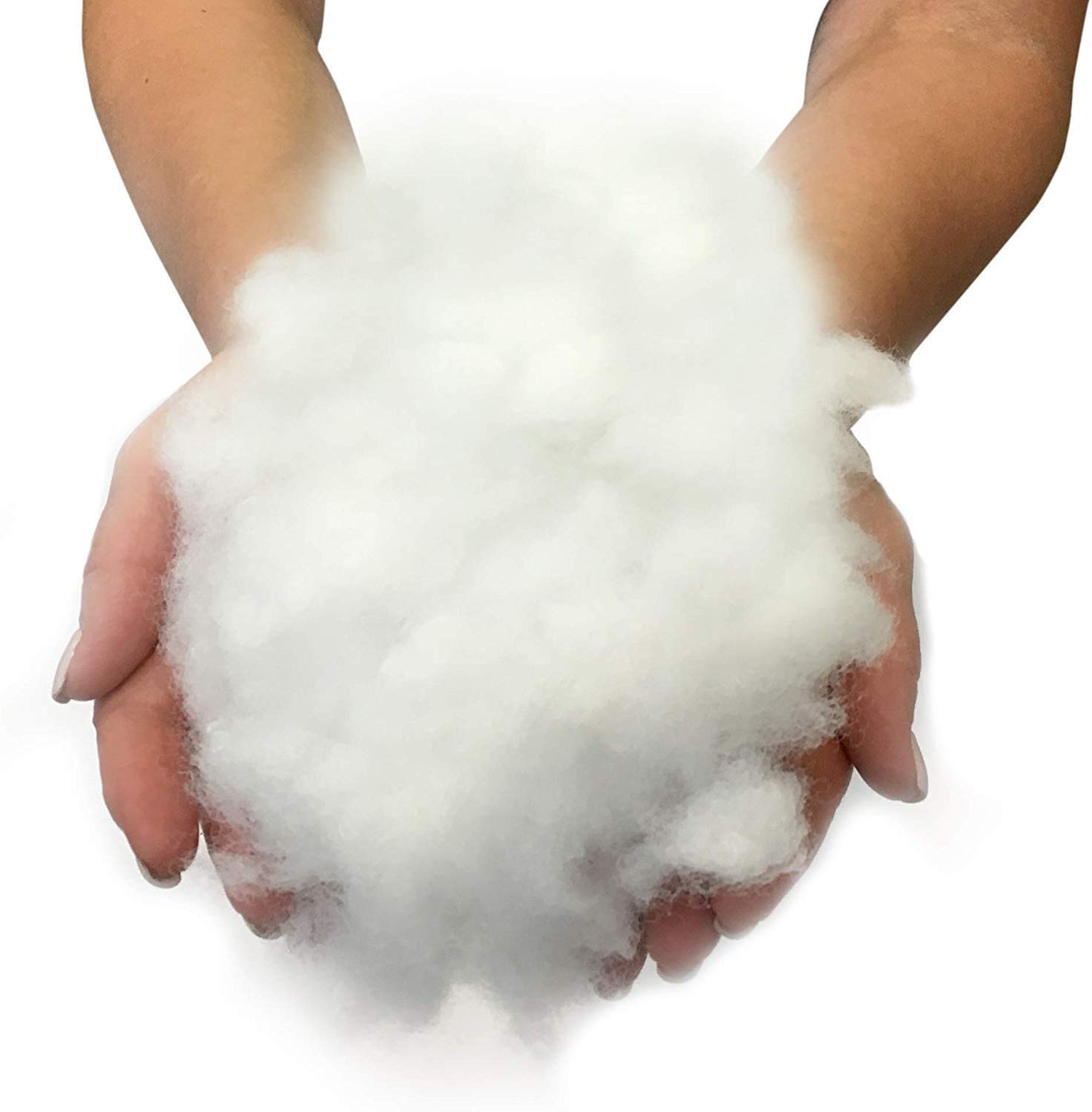 Premium 25 LB Bag of 100% High-Loft Polyester Fiber Fill - Hometex Canada Pillow Stuffing for DIY Pillows, Cushions, Stuffed Animals & Home Decor Projects
