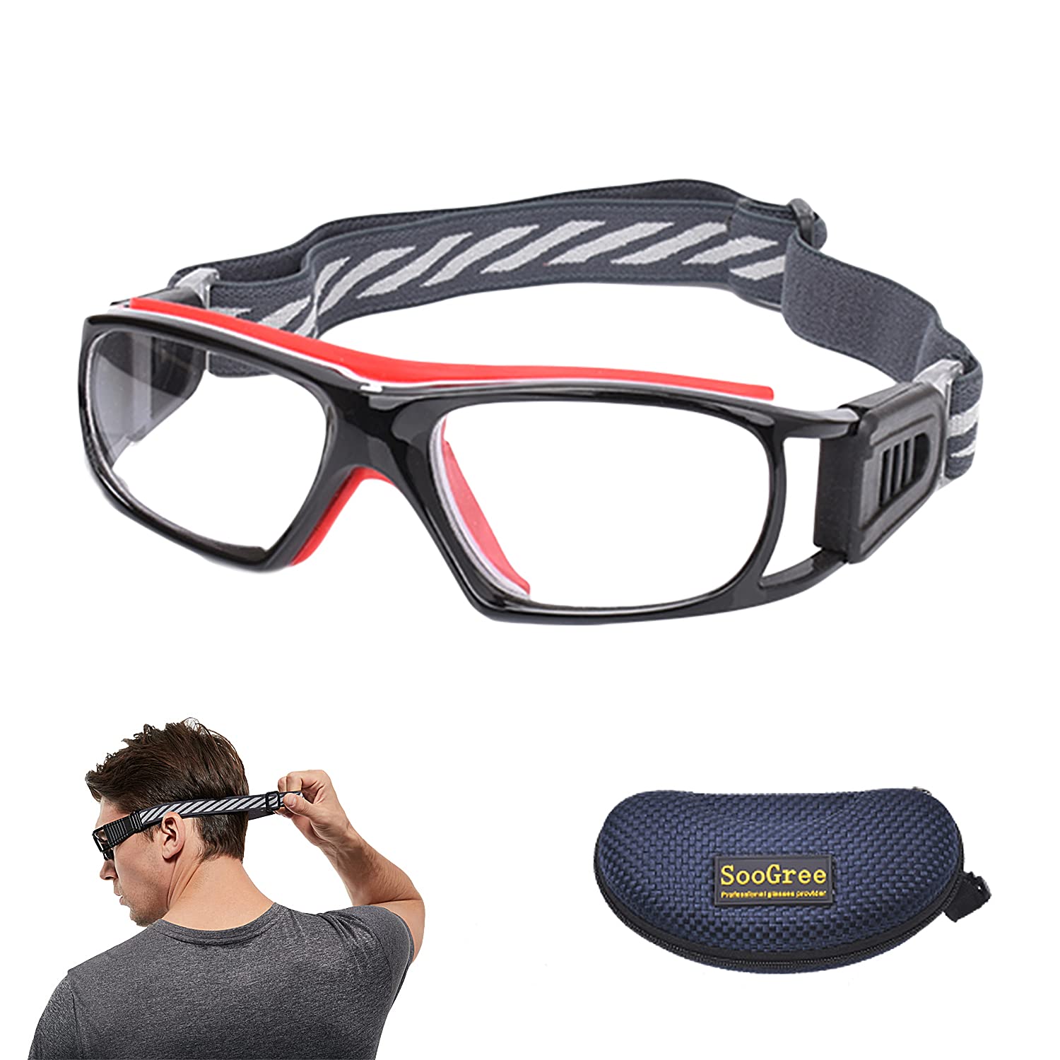 Anti-Fog Sports Goggles for Men & Women - Durable Basketball Football Protective Eyewear with Shock Resistance - Perfect for Outdoor Activities, Running, Cycling & Gym Workouts