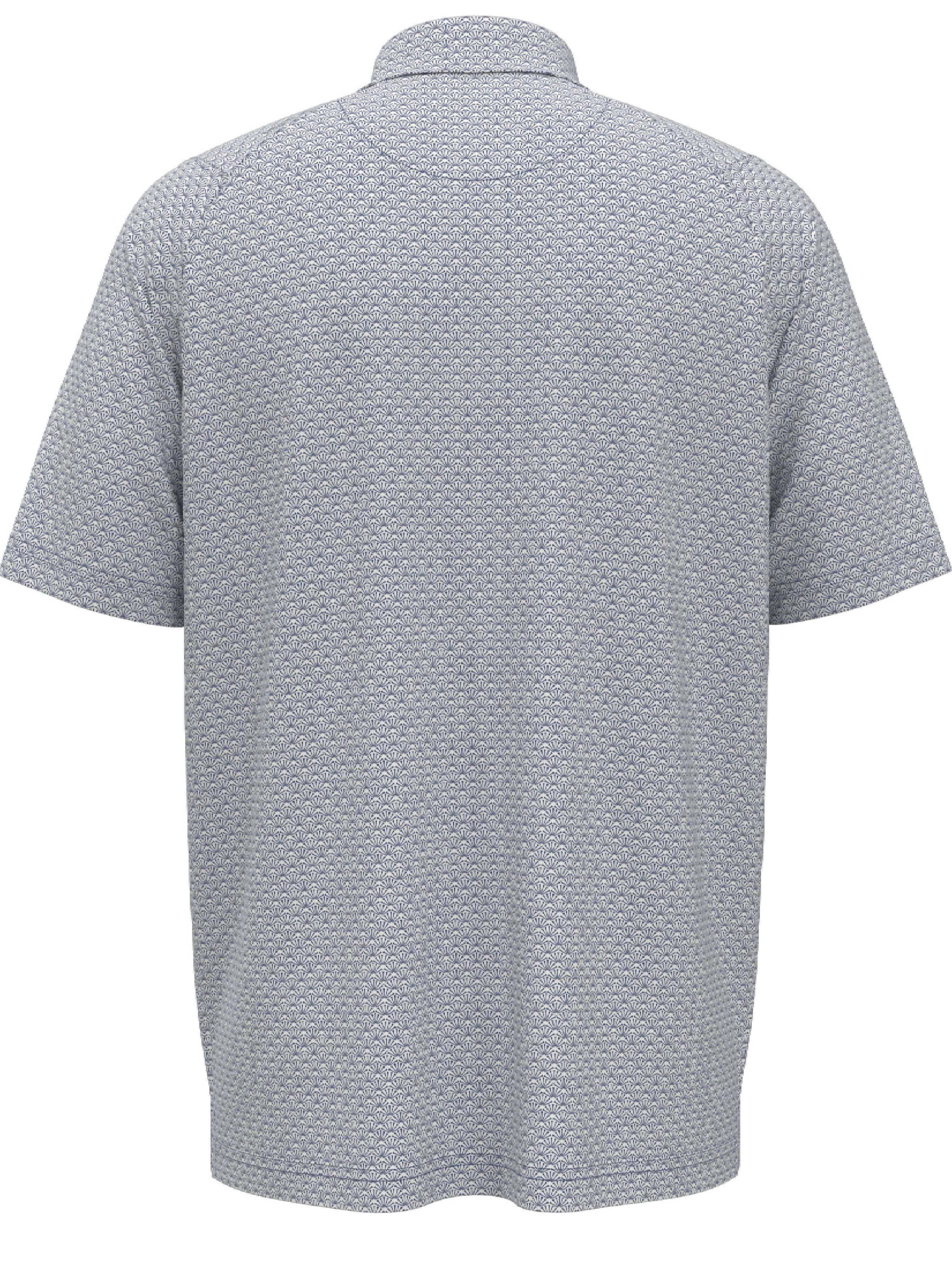 Men's Stylish Trademark Print Golf Polo Shirt - Breathable & Comfortable for Golf, Casual Wear & Outdoor Activities