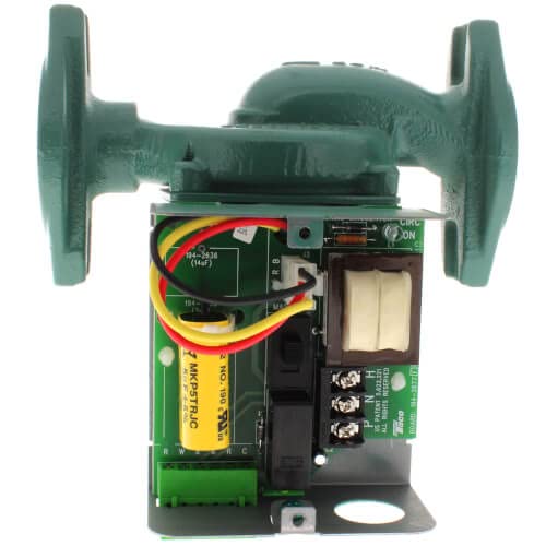 Taco 008 Cast Iron Circulator Pump 1/25 HP - High Efficiency Hot Water Recirculation for Home Heating Systems & Radiant Floor Heating