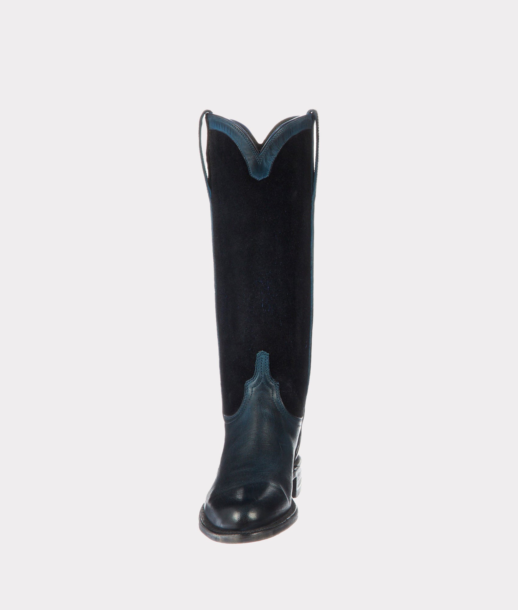 Torero Straight Roper Boots for Men - Premium Cavalry Blue Cowboy Boots | Western Style, Comfortable & Durable | Perfect for Rodeo, Country Dancing & Outdoor Adventures