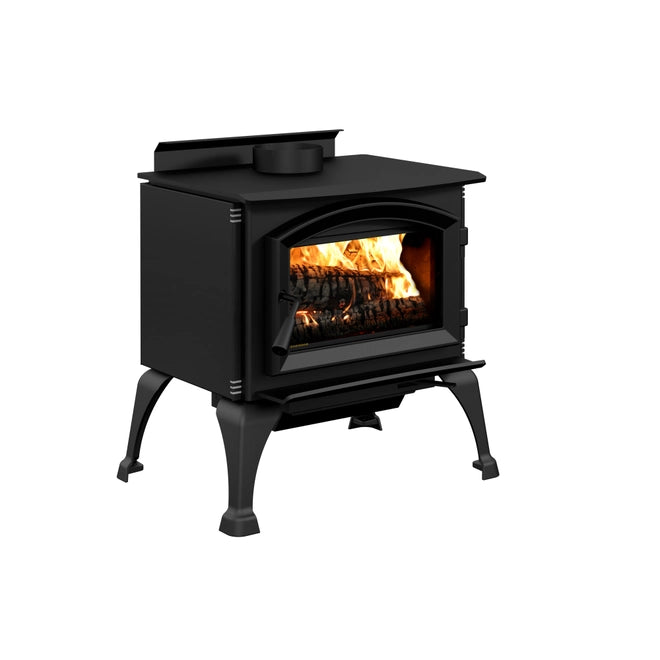 Enerzone Solutions 1.7 Wood Burning Stove - High Efficiency EPA Certified for Home Heating, Cabin & Outdoor Use