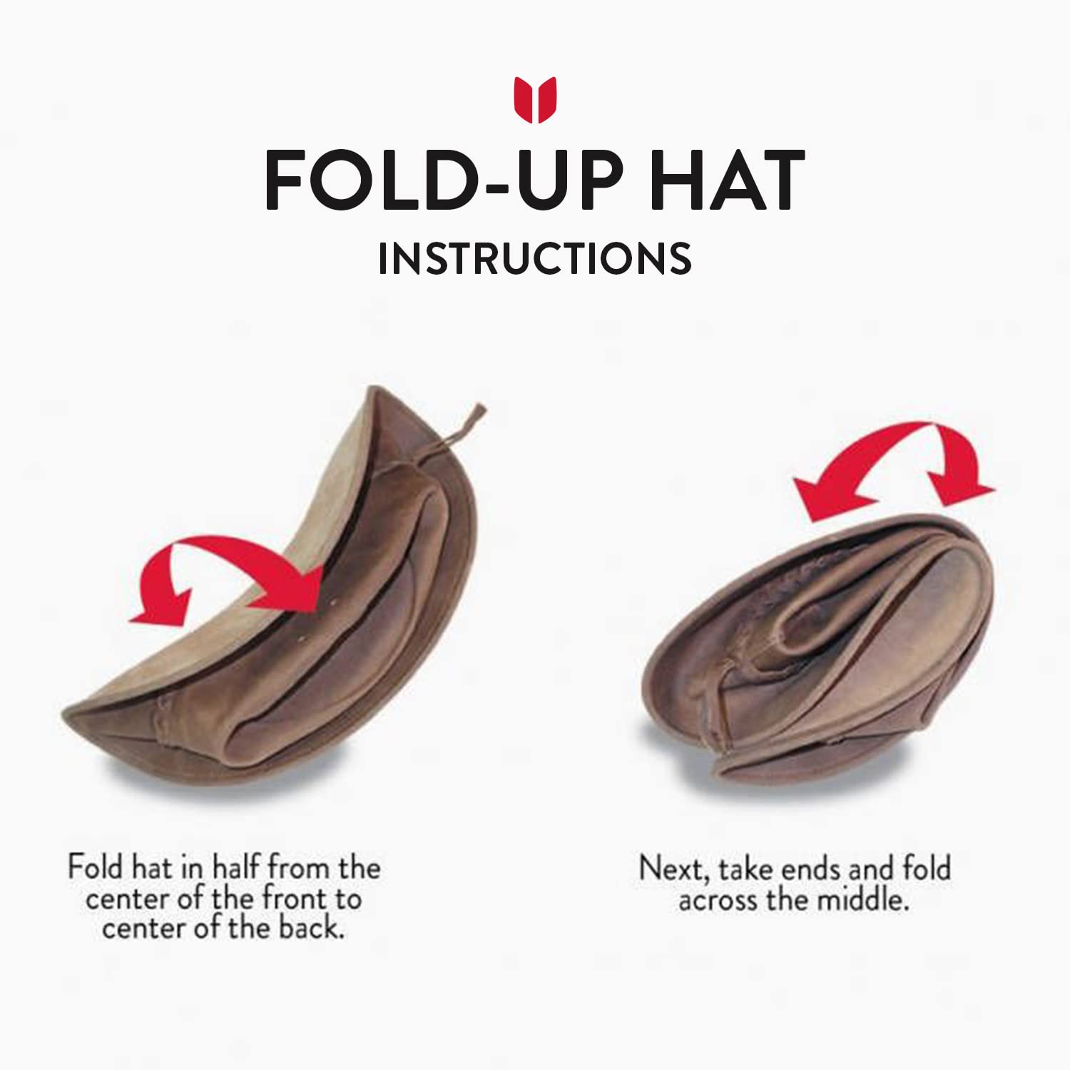 Minnetonka Unisex Foldable Cowboy Hat - Portable Flat Brim Hat with Reinforced Edge for Men & Women | Perfect for Outdoor Adventures, Concerts, and Western Fashion