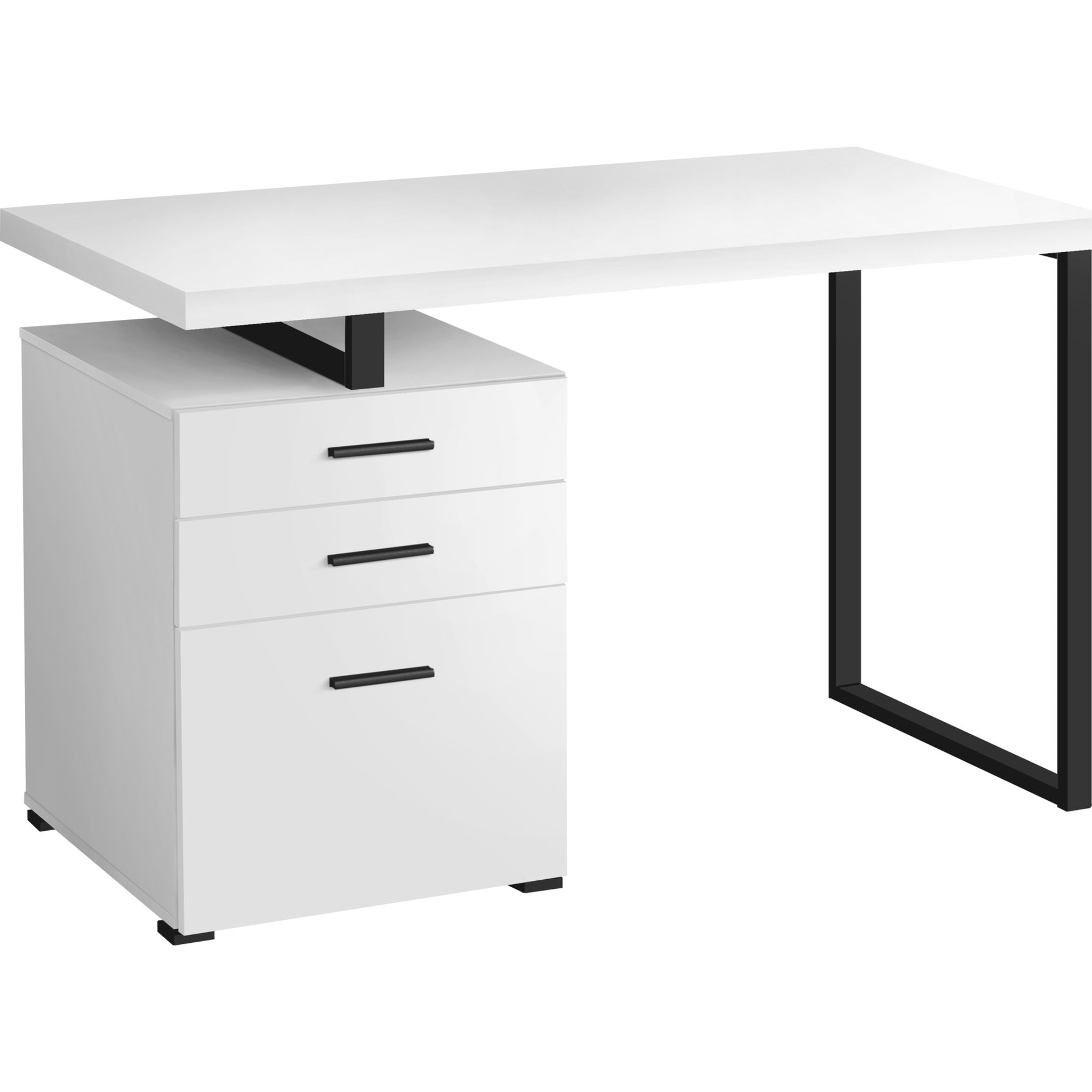 60 Inch Large Computer Desk for Home Office - Modern Writing Workstation with Sturdy Frame - Perfect for Remote Work, Gaming & Study