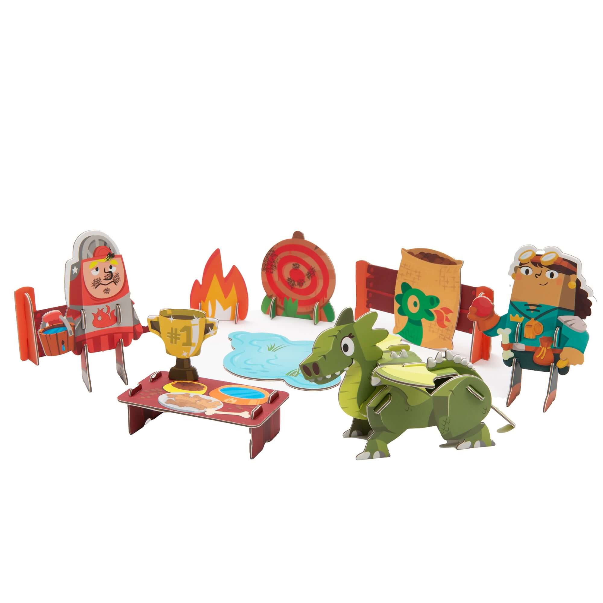 Curious Kingdom Dragon Trainer Playset - Interactive STEM Learning Toy for Kids, Educational Science Kit for Pretend Play & Creative Development - Perfect for Classroom, Birthday Gifts & Indoor Activities