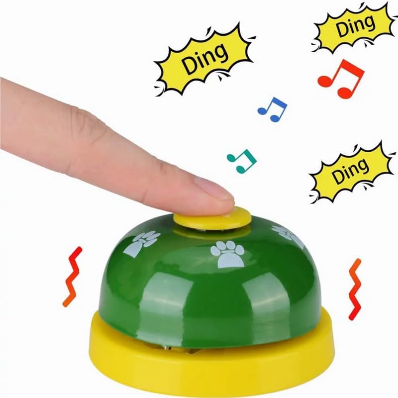 PSK PET MART Dog Training Bell - Communication Buttons for Dogs, Pet Doorbell with Talking Buttons (1-Piece Set) - Perfect for Teaching Pets to Signal Needs & Improve Communication at Home