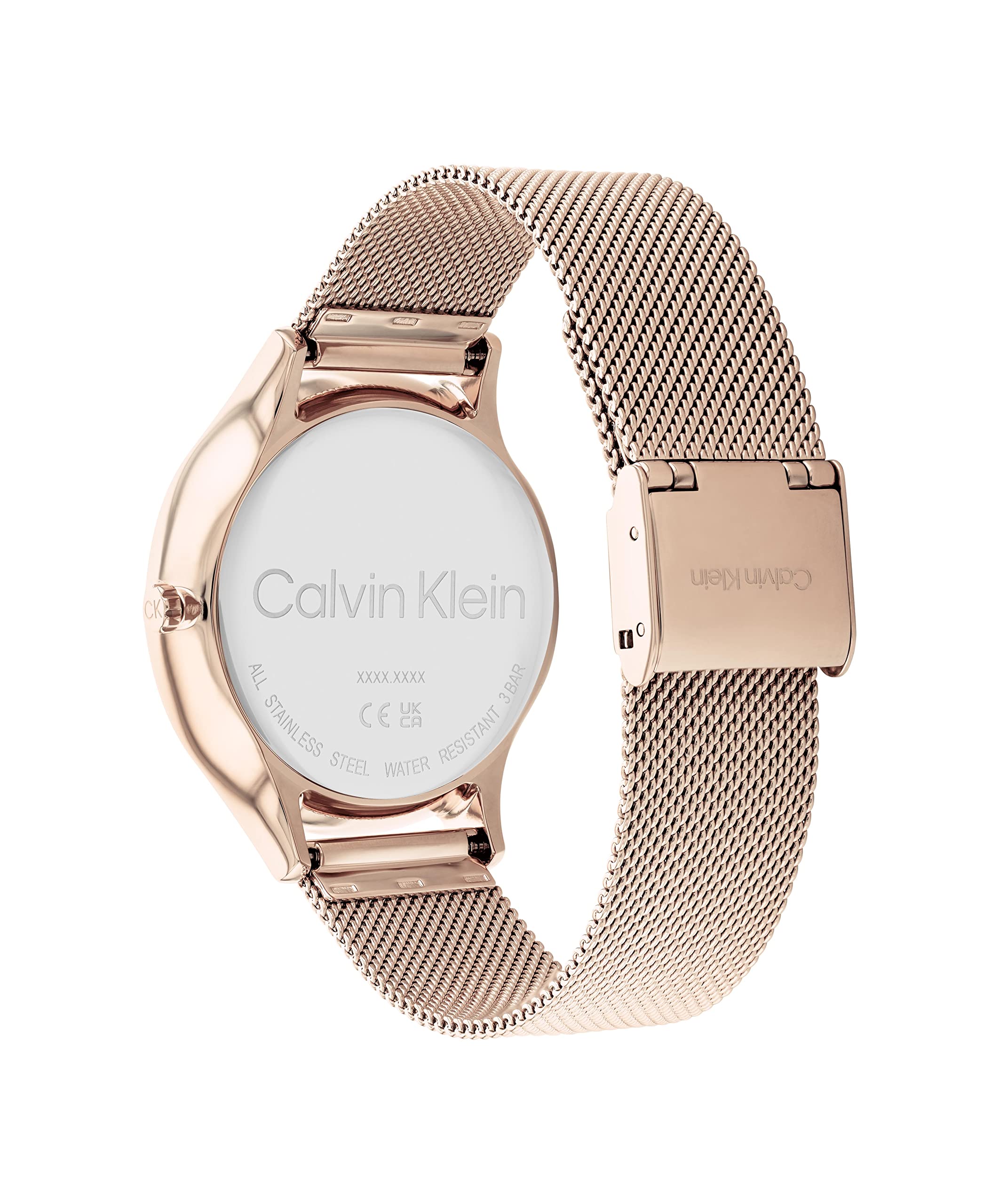 Calvin Klein Timeless Women's Quartz Multifunction Watch - Elegant Gold-Tone Stainless Steel Bracelet, Water Resistant, Date Display - Perfect Gift for Her, Birthday, Anniversary, Valentine's Day - Ideal for Office, Date Night & Special Occasions