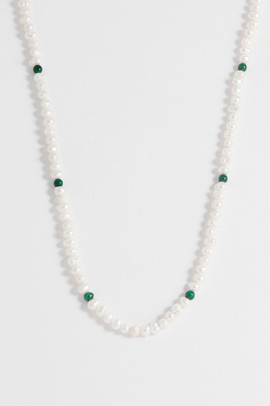 Men's Pearl and Gemstone Necklace - Elegant Jewelry for Men, Perfect for Weddings, Parties & Gifts