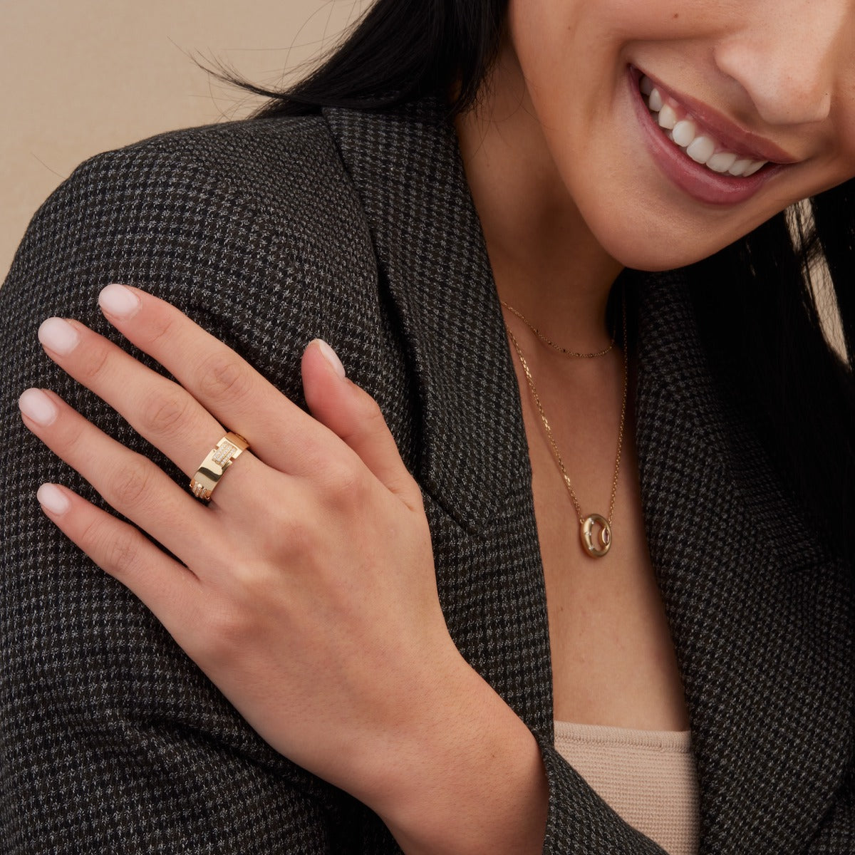 Luxury Diamond Eternity Band Ring for Women - 14K White Gold Wedding Anniversary Gift for Her - Perfect for Bridal, Engagement & Special Occasions