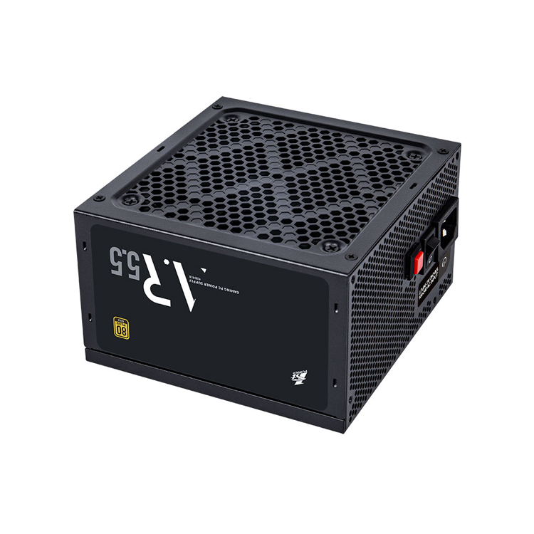 1st Player PS 550AR Armour Series 80 Plus Gold Certified 550W Power Supply (PSU) - High Efficiency Gaming PC Power Supply for Desktops, Workstations & Home Office Computers