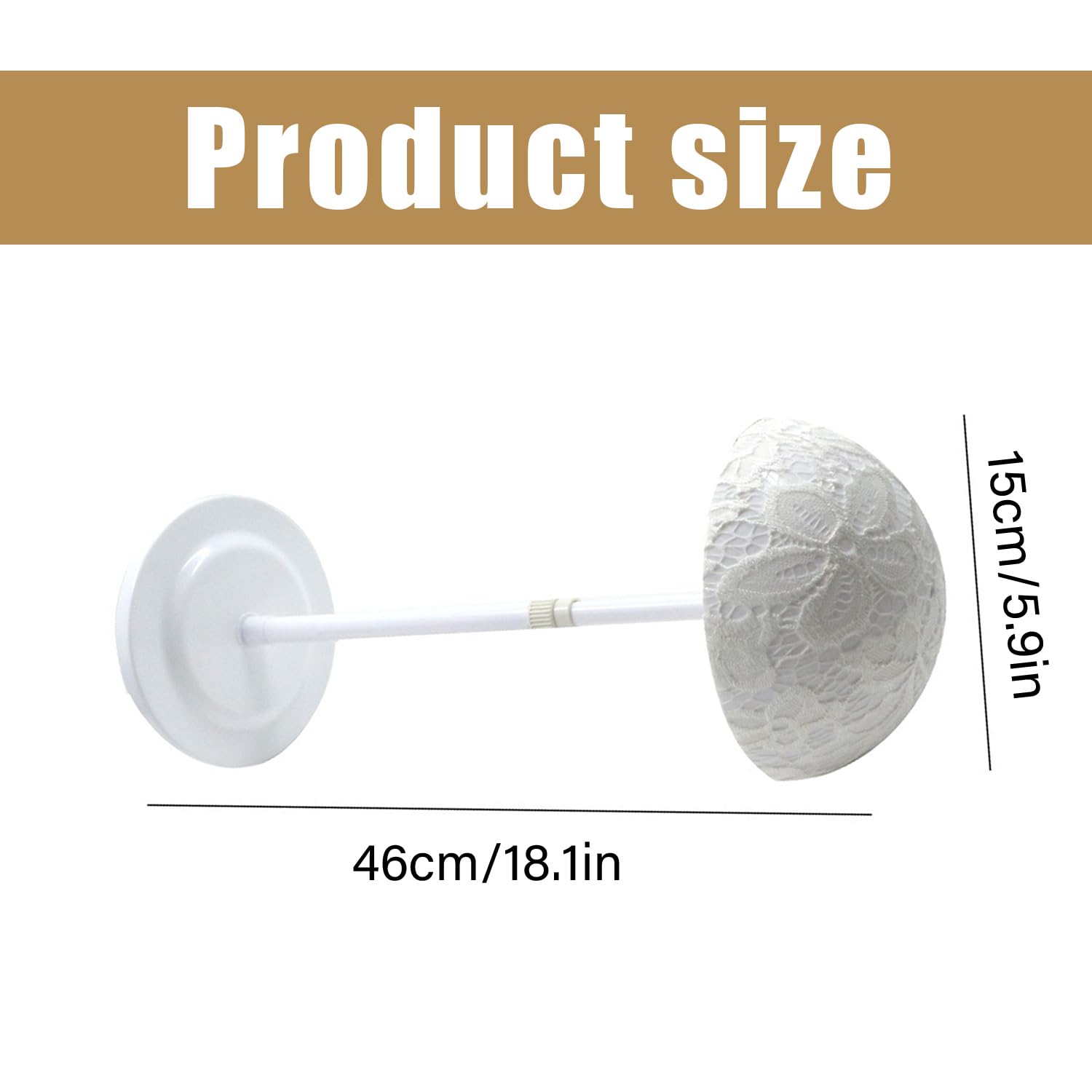 Adjustable Wig Display Head Stand - White Mannequin Head Holder for Cosmetology, Hair Styling & Wig Training - Perfect for Salon, Beauty School & Home Use