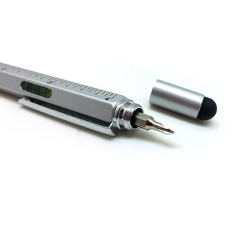 RELAXUS 6-in-1 Multi-Functional Pen Tool with Stylus, Screwdriver, Ruler & More - Perfect for Office, School, DIY Projects & Everyday Carry (Model 535170)