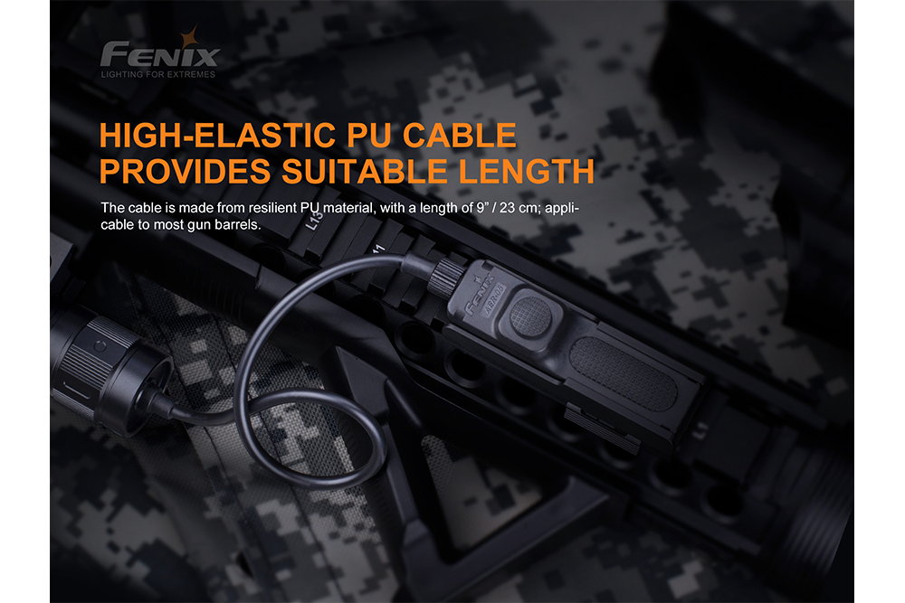 Fenix AER 05 Remote Pressure Switch for APF Tactical Flashlights - Perfect for Hunting, Camping & Emergency Situations