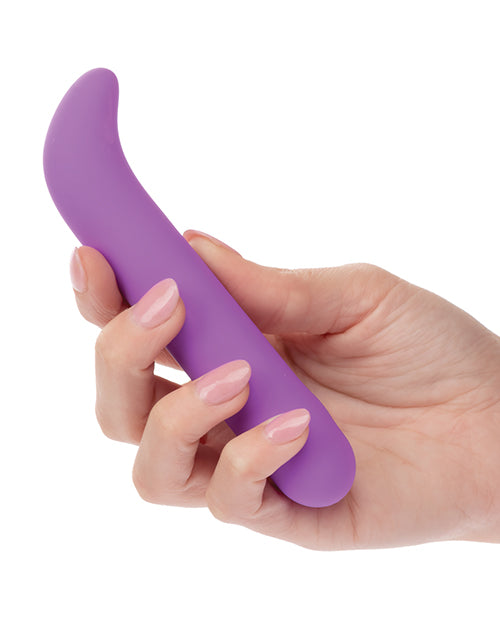 Bliss Liquid Silicone Rechargeable Mini G-Spot Vibrator - Purple | Waterproof Personal Massager for Women | Perfect for Solo Play & Couples Intimacy