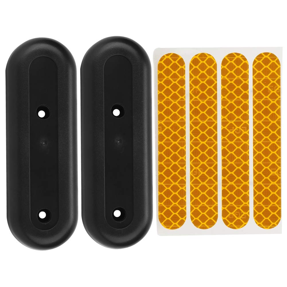 High Visibility Reflective Protective Plate for Xiaomi M365/G30 Electric Scooter - Durable Shell Case with Safety Stickers | Perfect for Night Riding & Urban Commuting