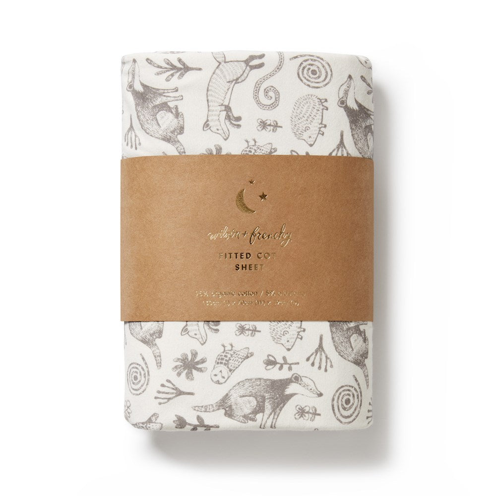 Organic Cotton Tribal Print Crib Sheet - Soft, Breathable & Hypoallergenic Baby Bedding for Safe & Comfortable Sleep