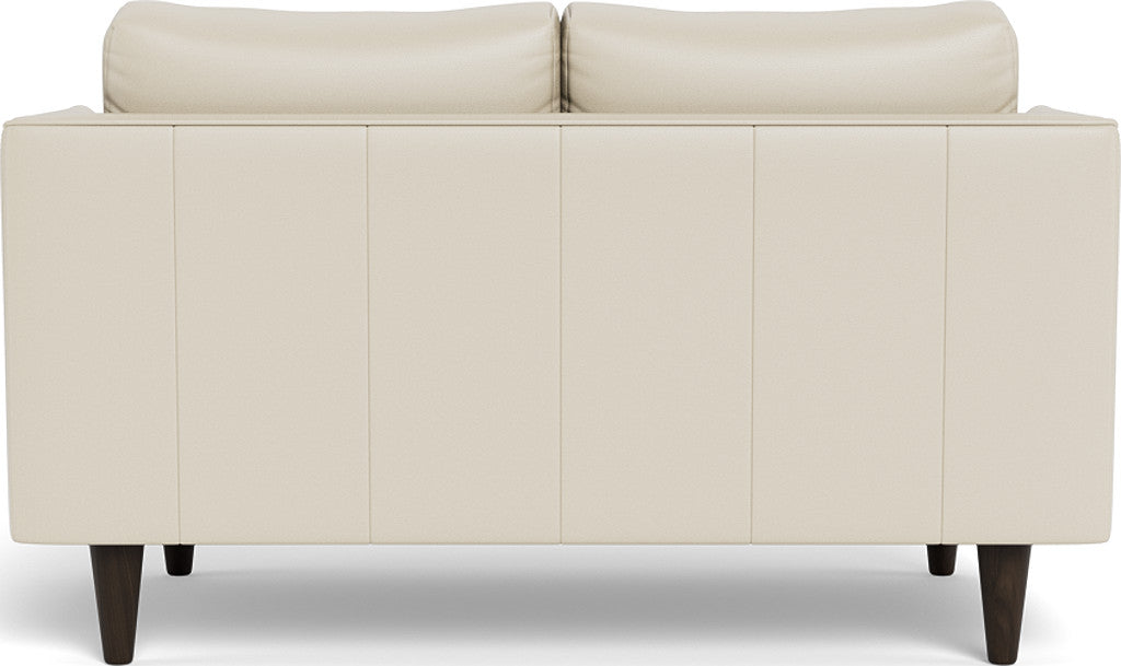 Rainey 59 Genuine Leather Loveseat Sofa - Modern Two-Seater Couch for Living Room, Lounge & Office - Comfortable & Stylish Home Furniture