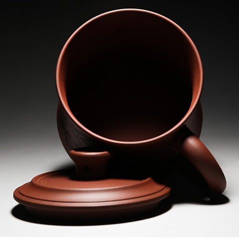 Premium Yixing Purple Clay Tea Cup - Handcrafted Chinese Ceramic Teacup for Gongfu Tea, Oolong & Pu-erh - Perfect for Tea Ceremonies, Gifts & Home Decor