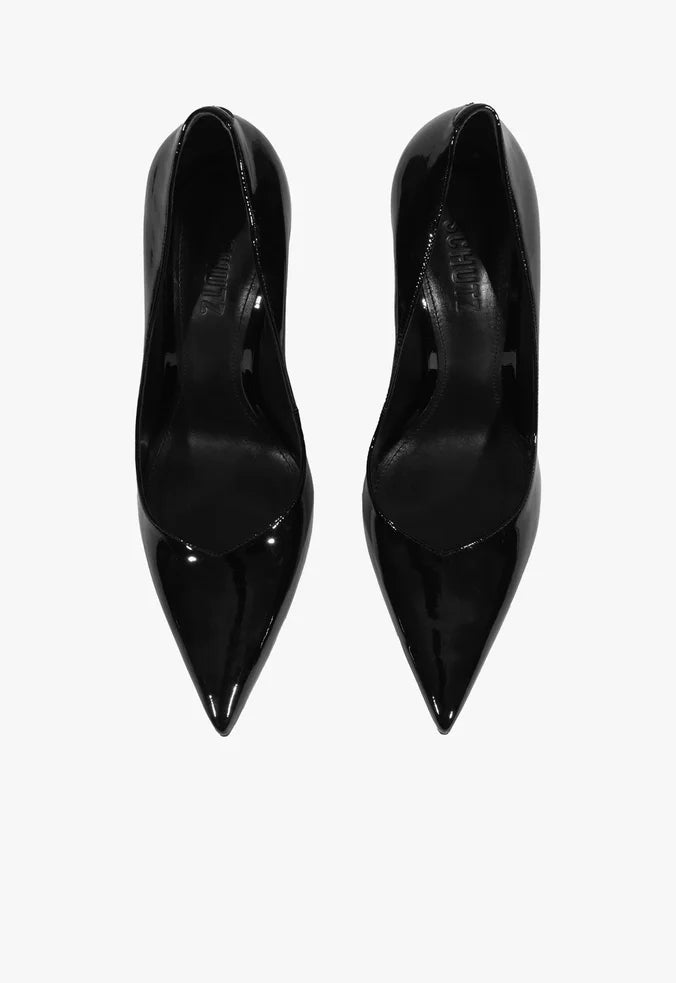 Lexi High Heel Pump Shoes for Women - Sculptural Black Stiletto Pumps for Party, Wedding & Evening Wear - Elegant Pointed Toe Dress Shoes