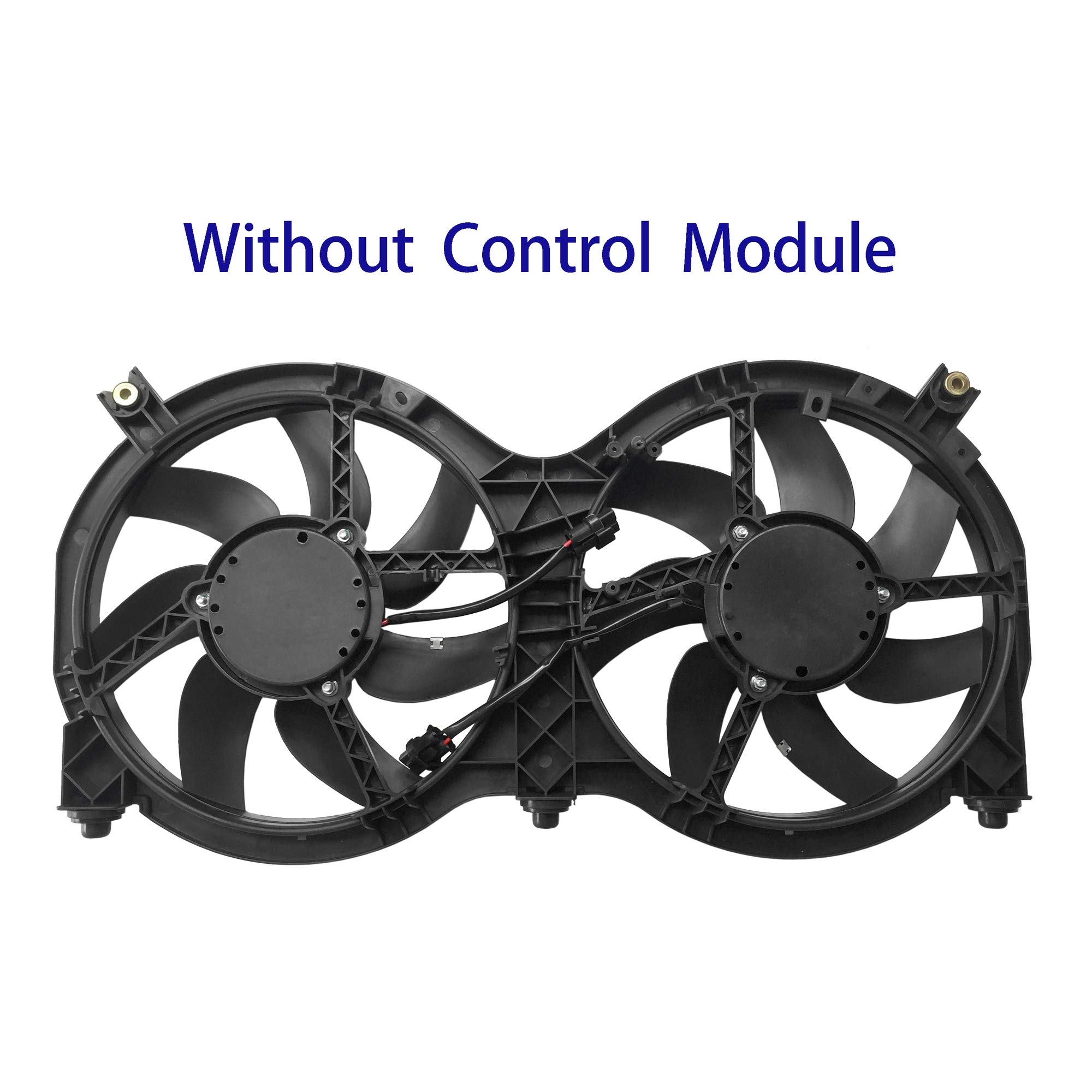 PartsFlow Radiator & Condenser Cooling Fan Replacement for 2014-2019 Infiniti QX60, 2013 Infiniti JX35, 2013-2018 Nissan Pathfinder (Part# 621-586) - OEM Fit, High Performance Cooling Solution for Hot Weather & Heavy Traffic Conditions