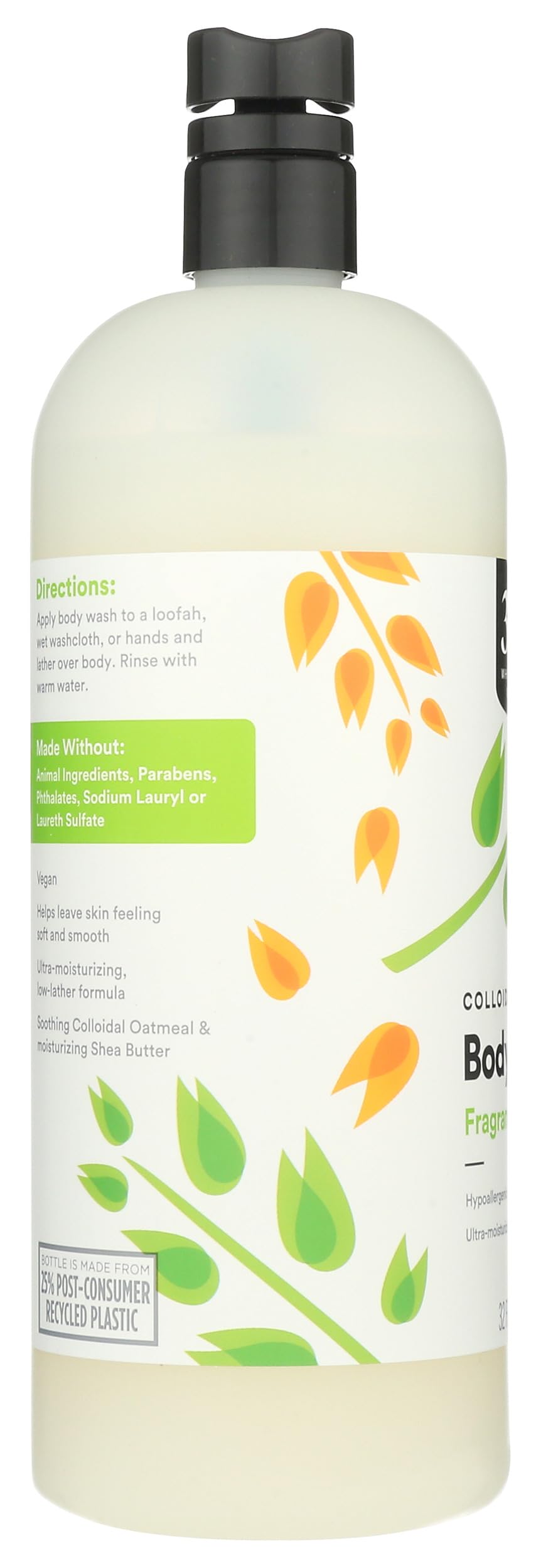 365 by Whole Foods Market Fragrance-Free Colloidal Oatmeal Body Wash for Sensitive Skin - 32 Fl Oz | Soothes Dryness & Irritation, Ideal for Daily Shower & Eczema Relief