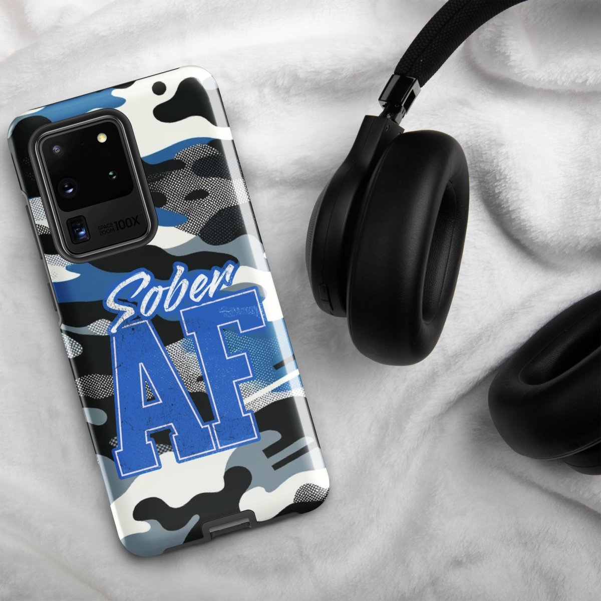 Camo Courage Samsung Tough Case - Durable Protective Cover for Samsung Phones - Perfect for Outdoor Adventures & Military Style