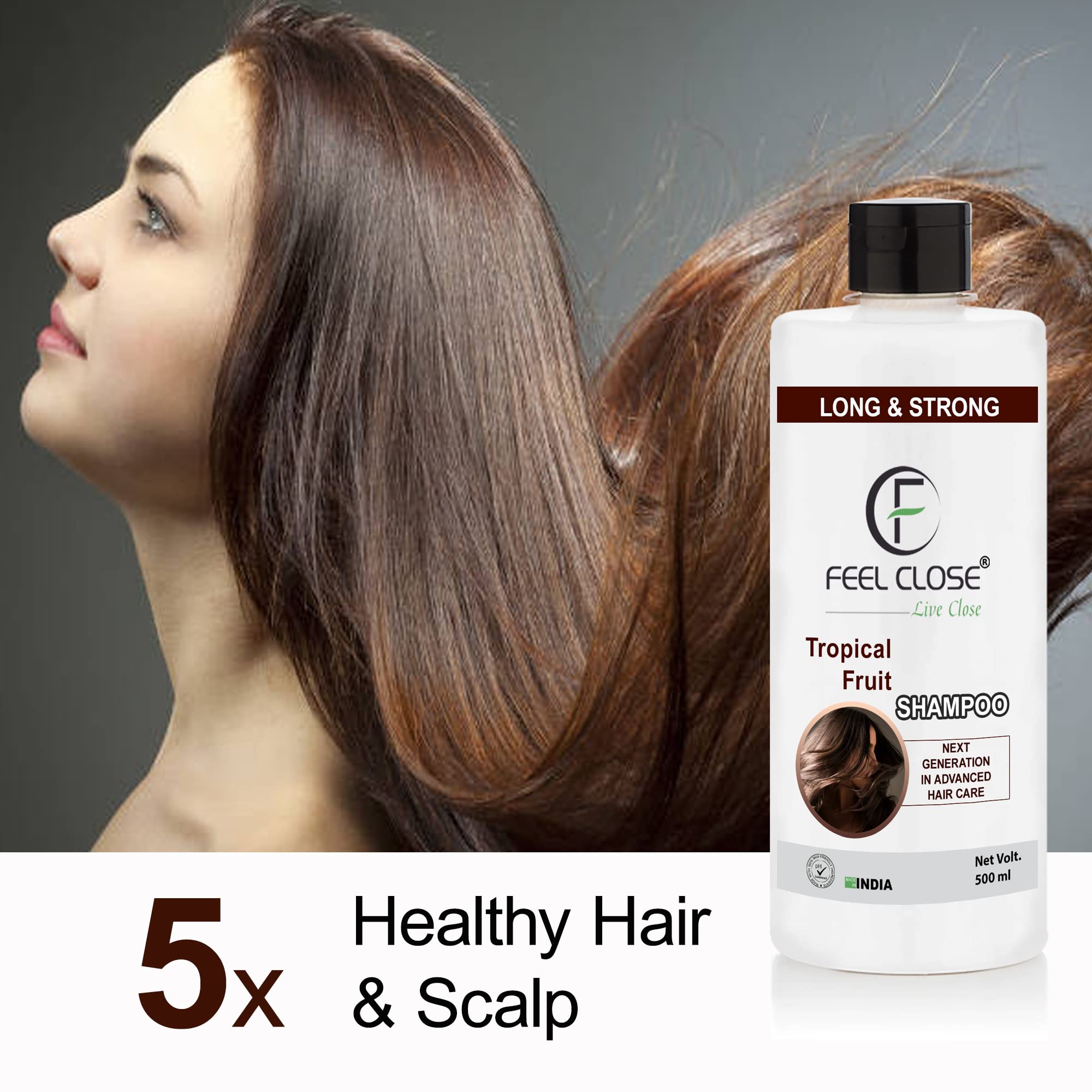 Feel Free Anti-Dandruff Shampoo 500ml | Paraben-Free Scalp Treatment for Itch Relief, Redness & Irritation | Gentle Daily Use for Flaky Scalp Care | Perfect for Sensitive Scalp & Dandruff Control at Home