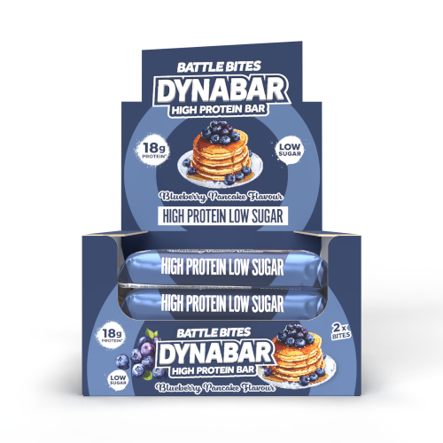 Battle Bites Dynabars - High Protein, Low Sugar Snack Bars (12 Pack) | Keto-Friendly, Gluten-Free Energy Bars for Workout & Weight Loss | Perfect for Gym, Hiking & On-the-Go Nutrition