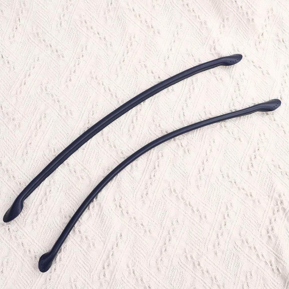 1 Pair Genuine Leather Bag Handles - Replacement Handbag Straps for Tote Bags, DIY Purse Strap Upgrade | Perfect for Handbag Repair, Custom Bag Making & Accessory Replacement