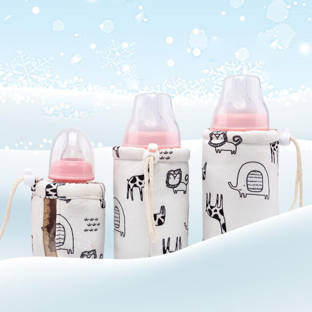 Portable Baby Bottle Warmer Insulation Cover - Thermal Milk Bottle Bag for Breastmilk & Formula - Perfect for Car Travel, Outings & Daycare - BPA-Free Baby Bottle Sleeve & Tote Bag