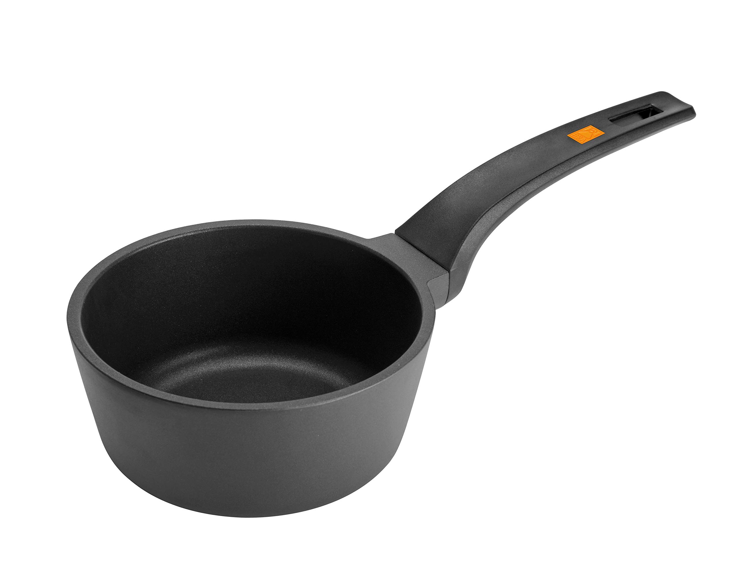 Premium 5-Piece Nonstick Cast Aluminum Cookware Set - Induction Compatible, Durable & Scratch-Resistant, Black - Perfect for Frying, Sautéing & Everyday Cooking [Amazon Exclusive]