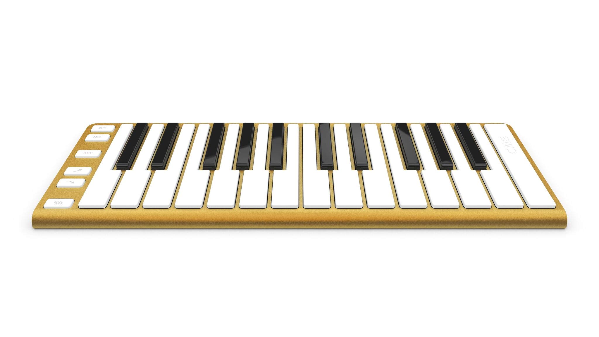 CME Xkey 25 USB MIDI Keyboard Controller - 25-Key Portable Music Production Keyboard with Aftertouch (Gold Edition) | Perfect for Home Studio Recording, Live Performances & Music Production