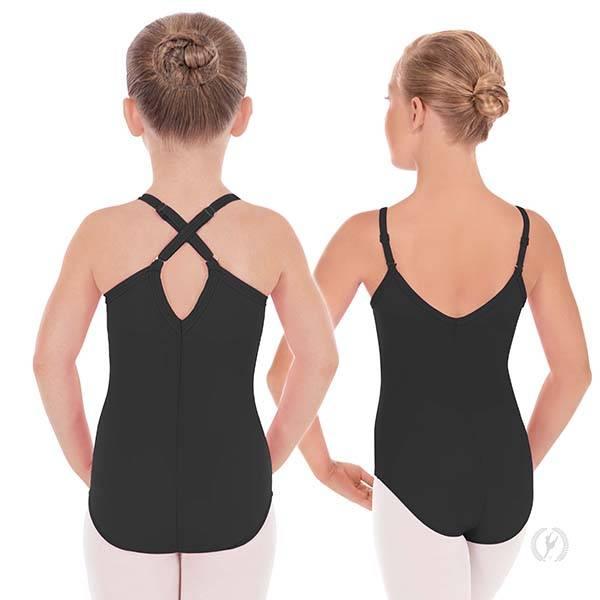 Eurotard Women's Adjustable Cotton Camisole Top - Soft Stretchy Comfortable Undershirt for Layering, Sleepwear & Casual Wear