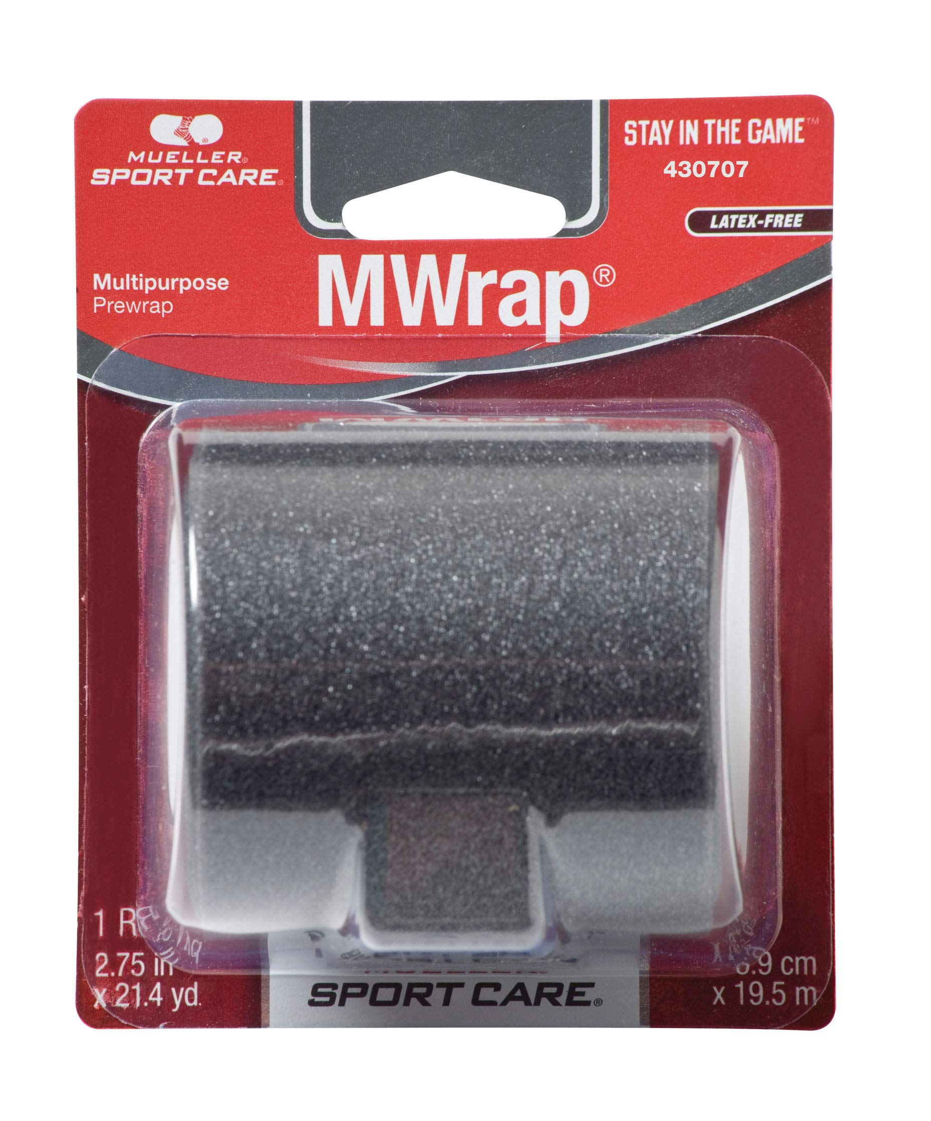Mueller M Wrap® Pre-Taping Underwrap for Sports & Medical Use - Athletic Tape Underwrap for Injury Prevention & Support (1 Each) - Ideal for Basketball, Running & Physical Therapy