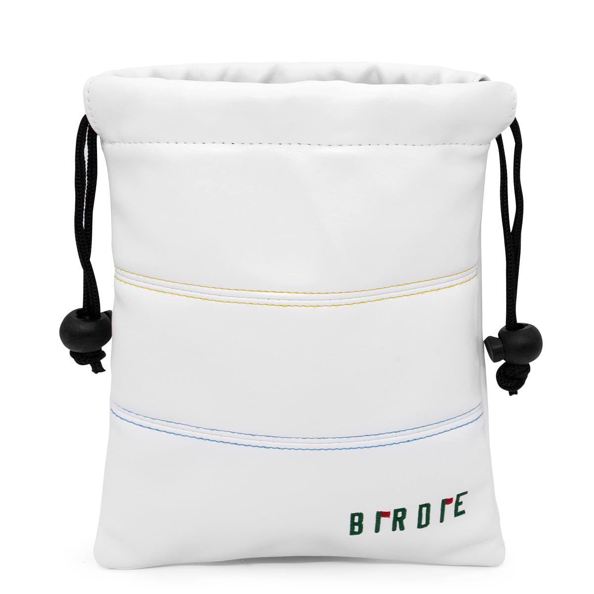 Premium Leather Golf Tee Pouch with Drawstring Closure - Durable Golf Accessories for Valuables & Essentials - Perfect for Golf Bags, Travel & On-Course Storage