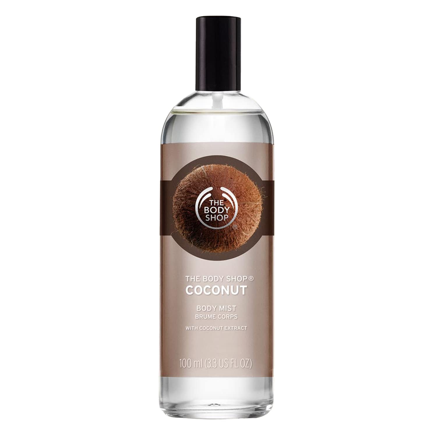 The Body Shop Coconut Body Mist – Tropical Scent, Vegan & Cruelty-Free – 3.3 oz – Refreshing Body Spray for Summer, Beach & Daily Hydration