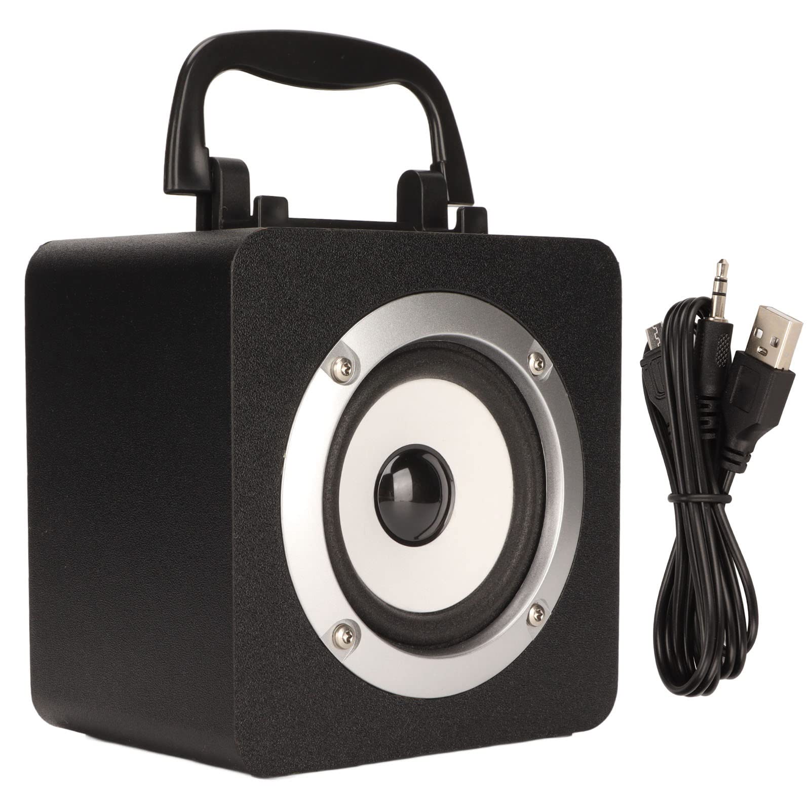 Retro Black Studio Headphones with Aux Cable for Band Monitoring & Portable Speakers - Perfect for Home Studio, Live Performances, and Music Practice