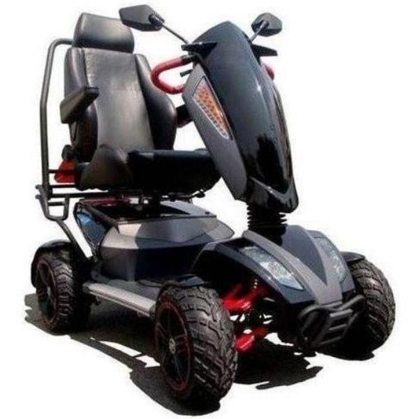 EV Rider Vita Monster 4 Wheel Mobility Scooter - Heartway S12X Electric Powerchair for Adults & Seniors | Indoor & Outdoor Use, Shopping, Travel, Park Rides